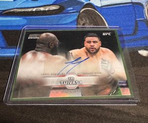 Tai Tuivasa Topps Stadium Chrome UFC Autograph Card