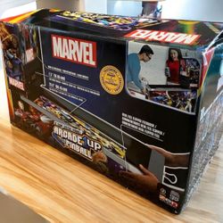6474499 Arcade1up marvel pinball digital with lit marquee 