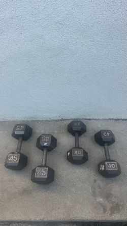 Dumbbell set (40lb,45lb)