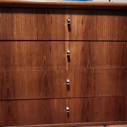 Mid Century Modern Founders Oak Bachelor Chest by Jack Cartwright