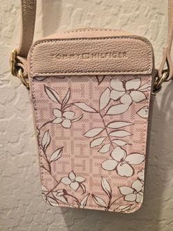 NEW Tommy Hilfiger Phone Crossbody Bag – Pink Floral – Never Used