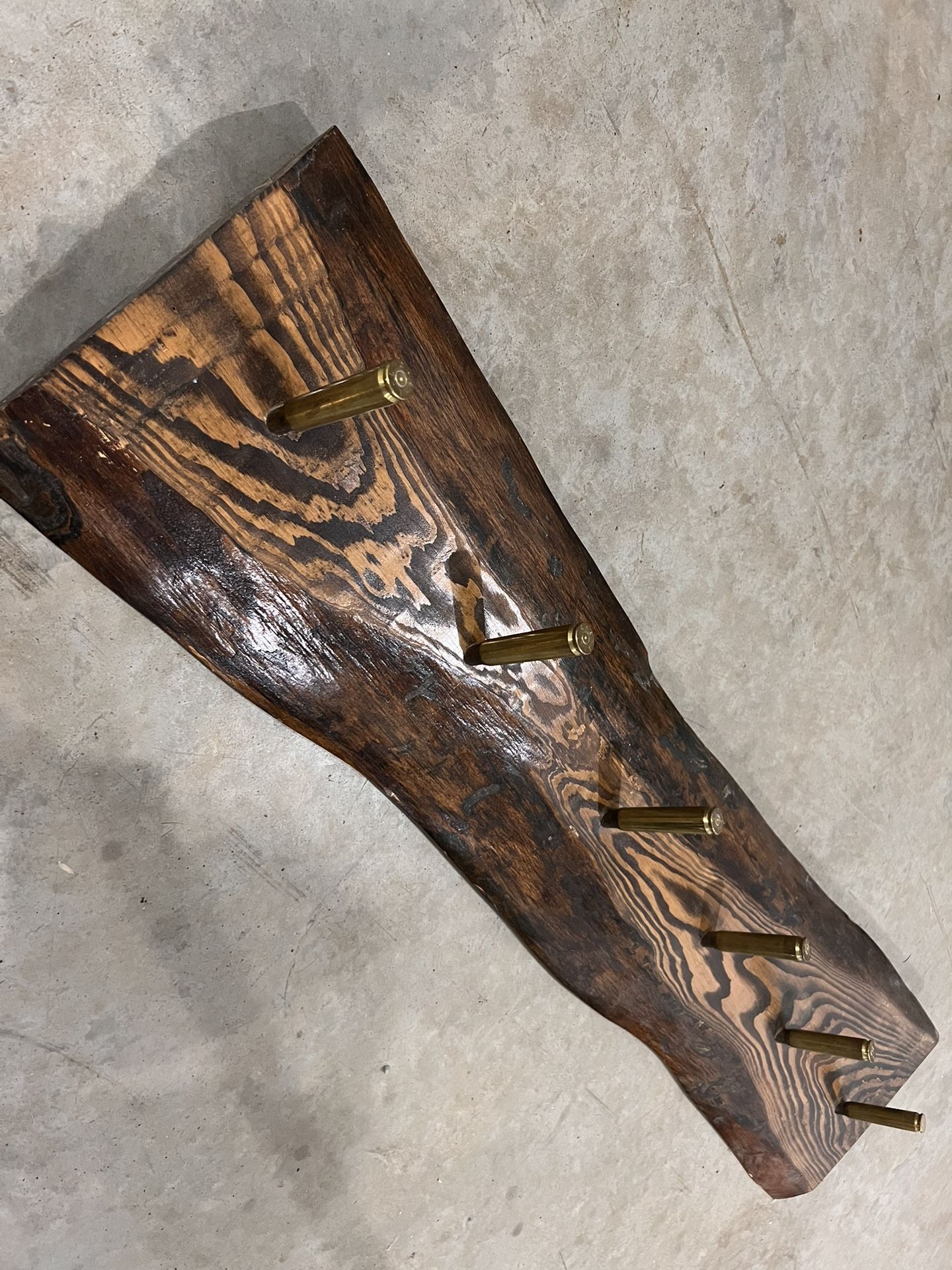 Custom .50 Cal Coat Rack