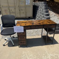 Desk And Chair