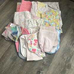 Baby Blankets, Burp Cloths And Wash Cloths