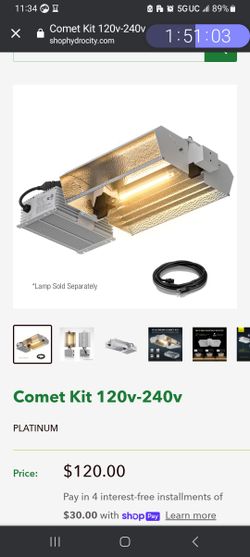3 Platinum Comet Ballast Kits