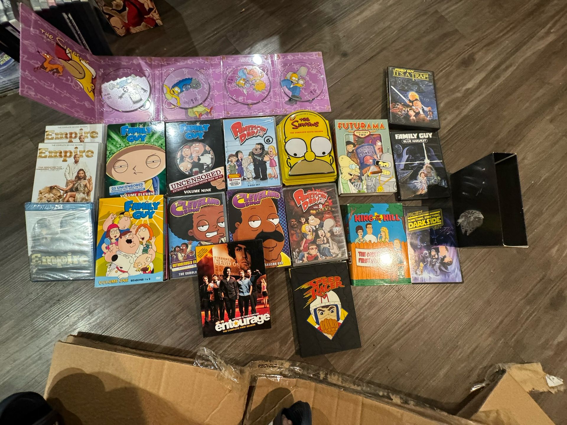 Simpsons, Family Guy, Cleveland Show, Empire, Etc