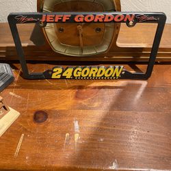 Nascar Jeff Gordon License Plate Bracket