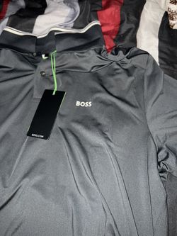 boss collard shirt