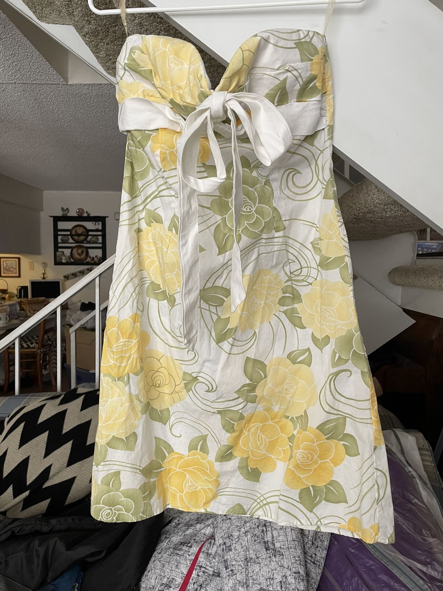 Yellow Floral Dress!