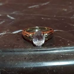 14k Gold ring with stone
