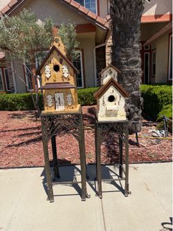 decorative bird houses