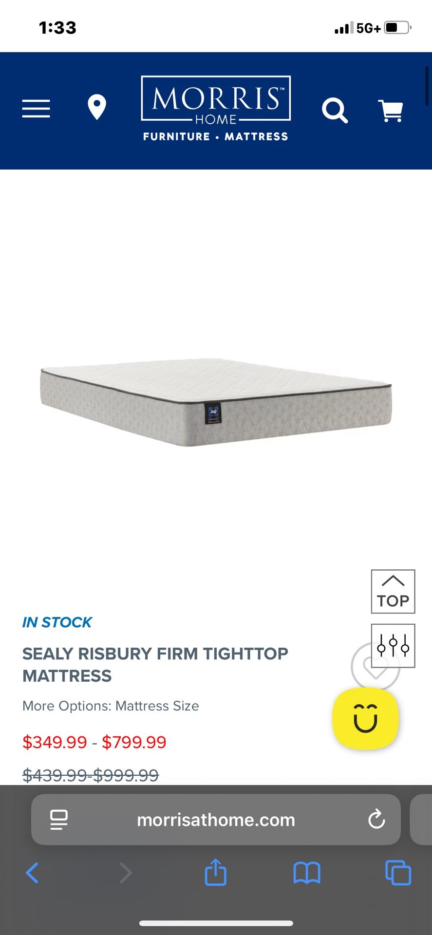 King Size Sealy Mattress