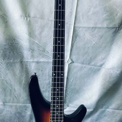 New Electric Bass With Bag, Cable And Shoulder Strap 