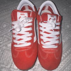 Women’s Red Vans 7.5 Women