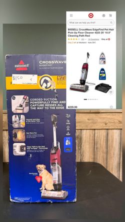 Bissell Crosswave Edgefind Vacuum