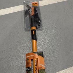 PowerLever 1-1/8 in. Cut Capacity Steel Saw Blade 15 in. Fiberglass Pole 14 ft. Tree Pruner