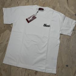 WHITE GUCCI TEE