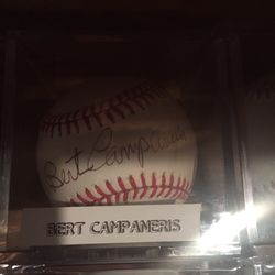 Bert campaneris signed baseball