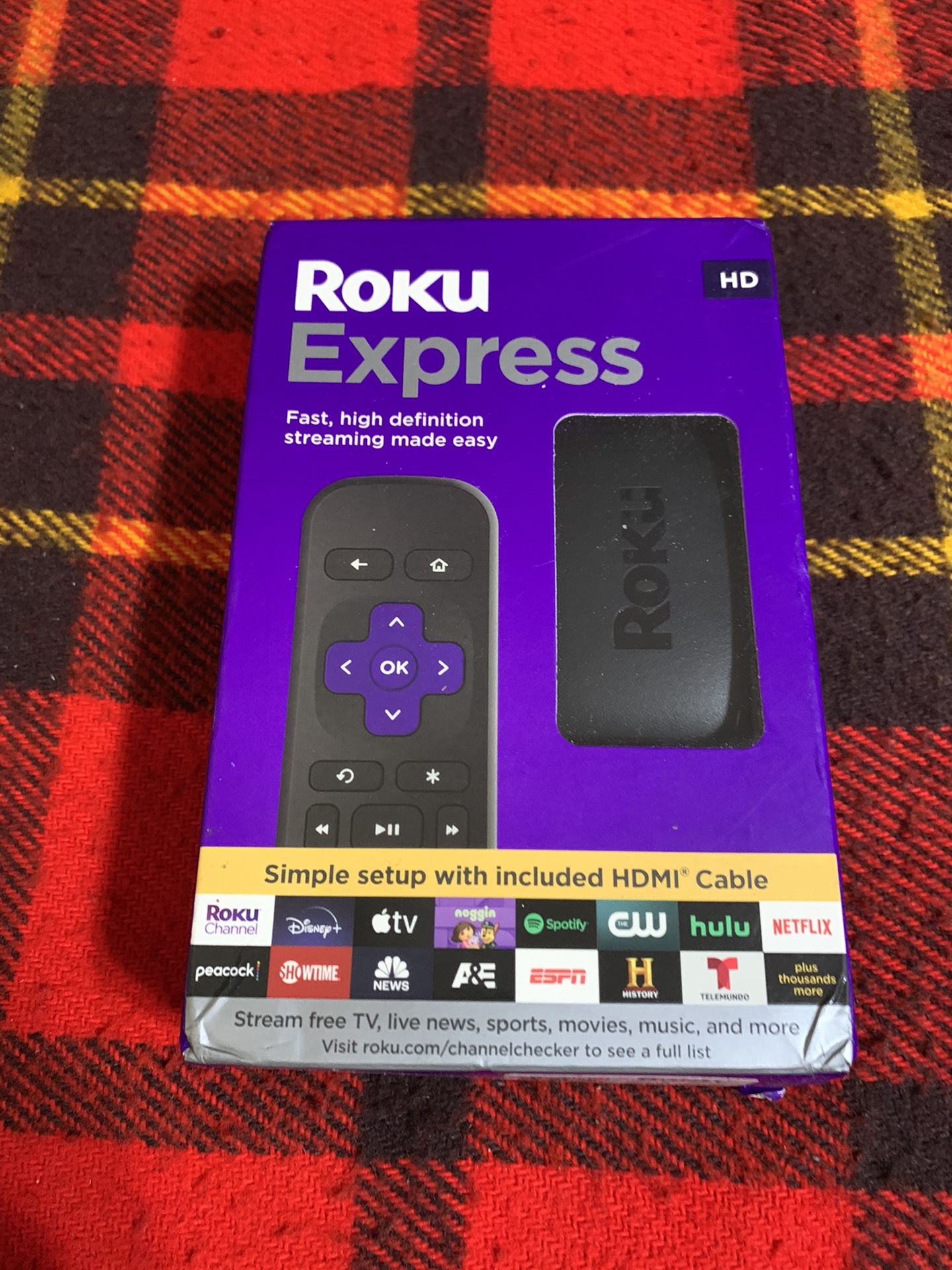 Roku Express HD Streaming Media Player 2019 Model - 3930R New