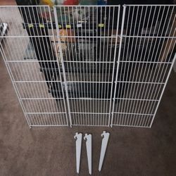 (3)36" X 12" White Wire Shelves 