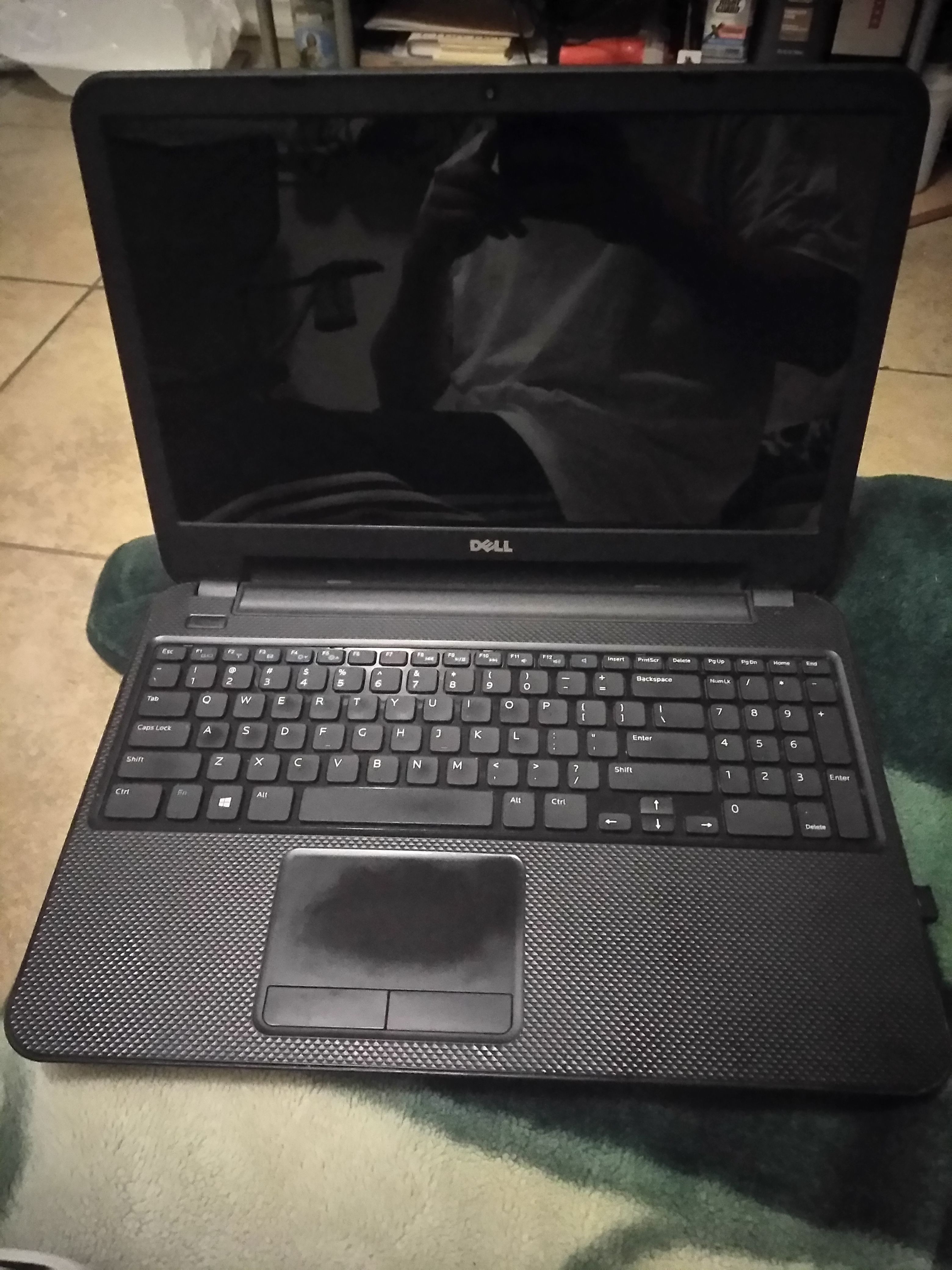 Nice Dell inspiron laptop 15 comes with charger ready to go I can turn it on for you if interested