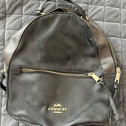 Coach Jordyn Backpack Gold/Brown Black