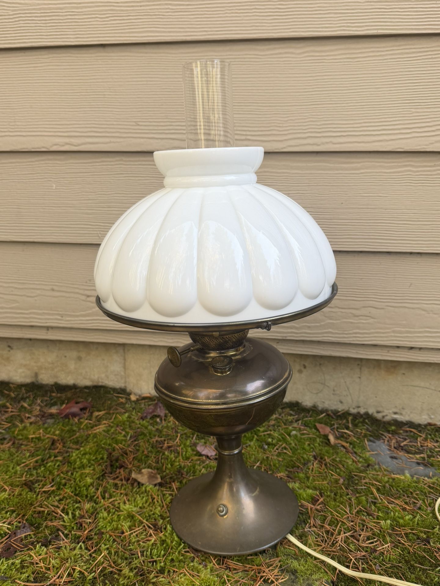 Antique Bronze Lamp 