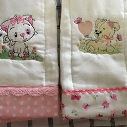 Panitos Con Diseno Bordado Para Bebe