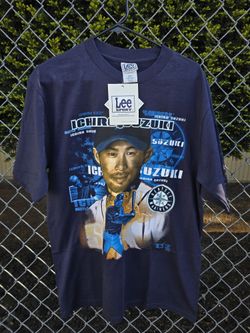 Ichiro Suzuki Seattle Mariners Lee Sport Vintage 2001 New With Tags RARE Large
