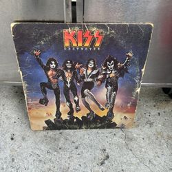 Vintage 1976 Kiss Destroyer LP Record Album Vinyl