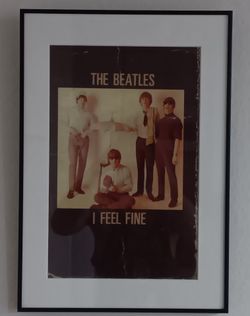 The Beatles 'I Feel Fine' Framed Poster 14×20