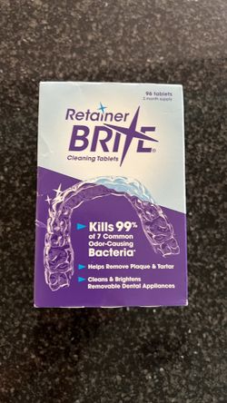 Retainer Brite cleaning tablets