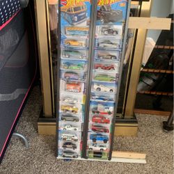 Hot Wheels With Custom Stand , 