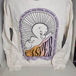 Casper The Friendly Ghost Graphic Sweatshirt Womens Med 