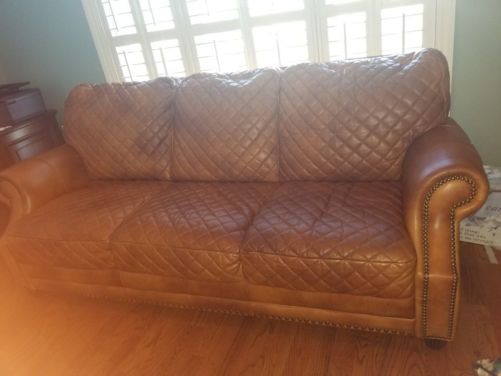 Italian leather sofa