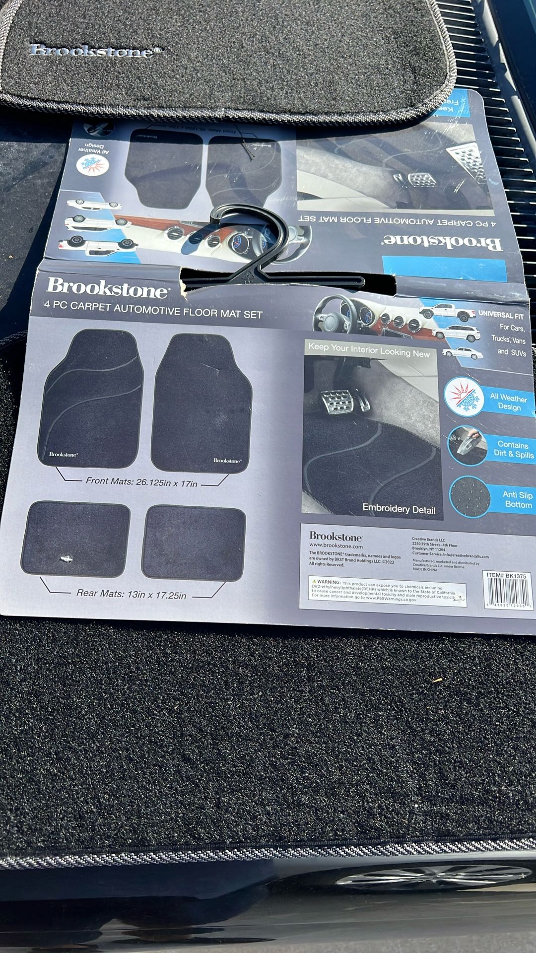 Brookstone Automotive Floor Mats