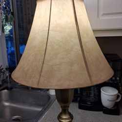 Brass Plated Lamp Great Condition 