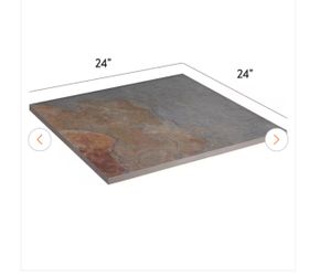 24x24 Slate Stone Patio Tile