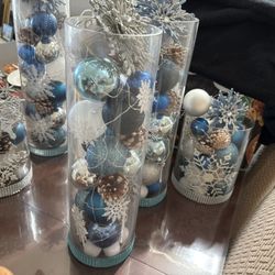 Glass Center Pieces - Approx 20