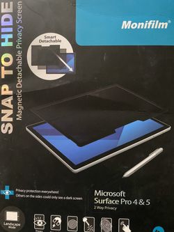 Microsoft Surface Pro 4&5 Privacy Screen (Magnetic and detachable)