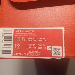 Nike Air Tailwind 79 Brand New Sz 10.5