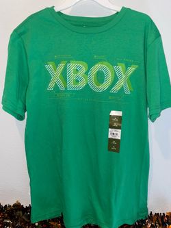 New XBOX Boys Green T Shirt XL 14-16