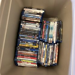 Hundreds Of DVDs And Blu Rays. Only A 1.00 Each.