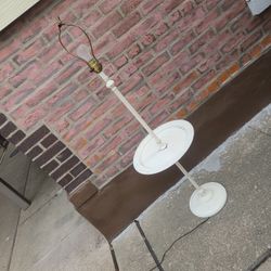 Antique Reading Lamp And Shade Plus House