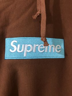 Supreme Box Logo Hooded Sweatshirt Brown (FW17)