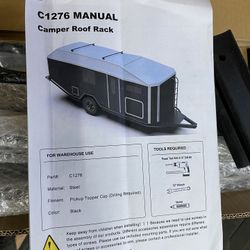 Adjustable camper Trailer Roof Rack For Pop Up Trailer