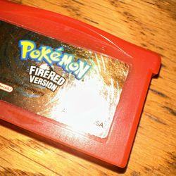 Pokemon Firered Authentic 