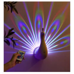 Peacock Wall Lamp *NIB*