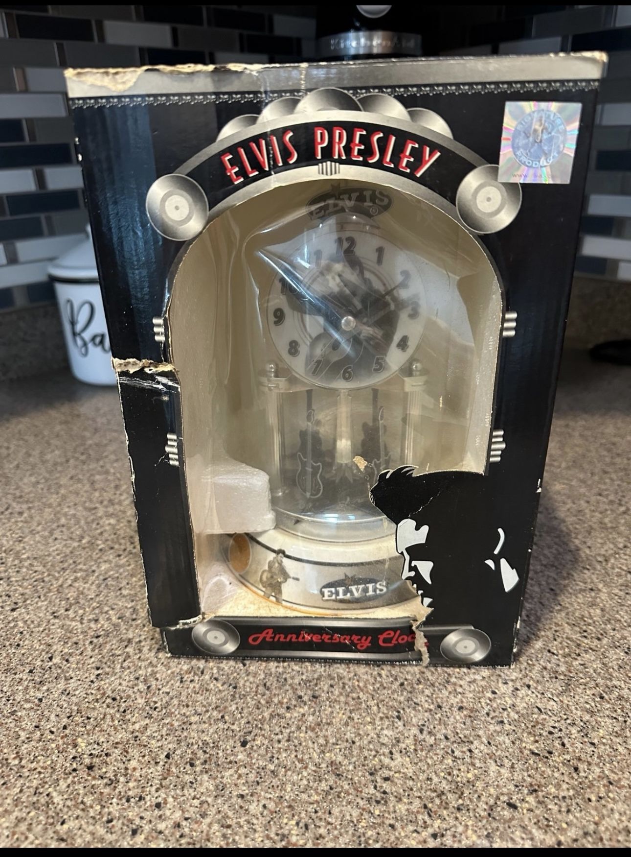 Elvis Presley Anniversary Clock