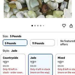 Polished river stones (jade)